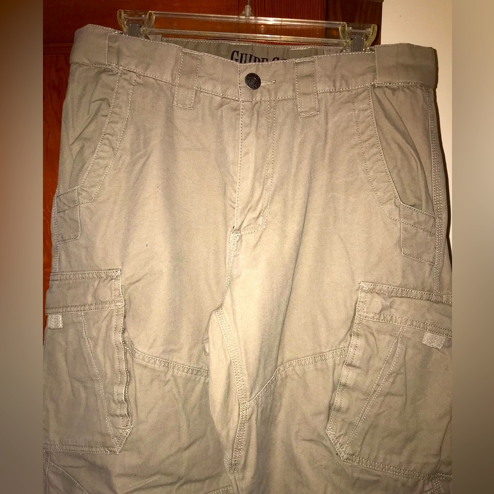 Guide Gear fleece lined Flex Canvas Cargo work pants